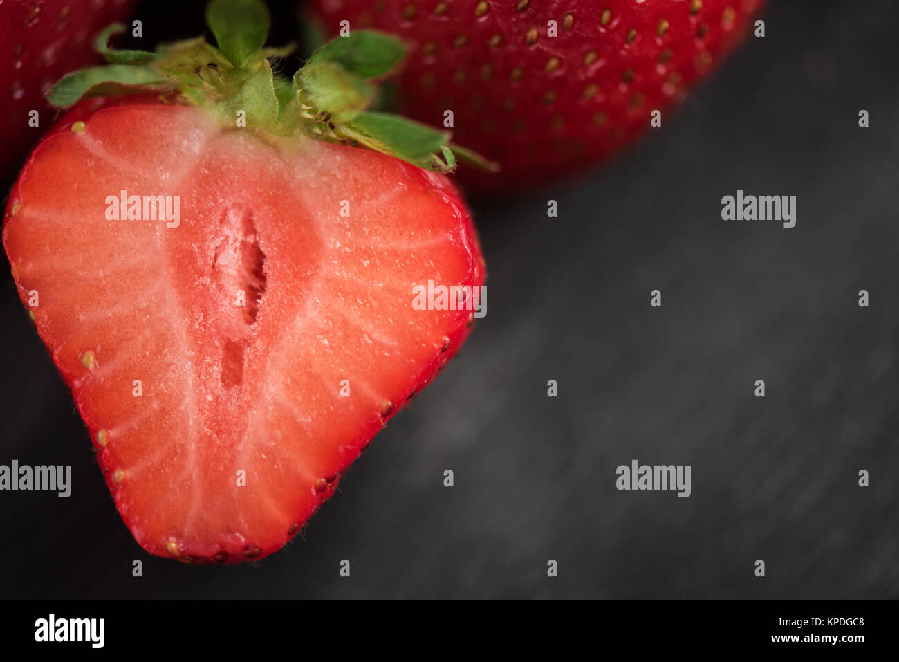 Fresh ripe strawberry Stock Photo - Alamy