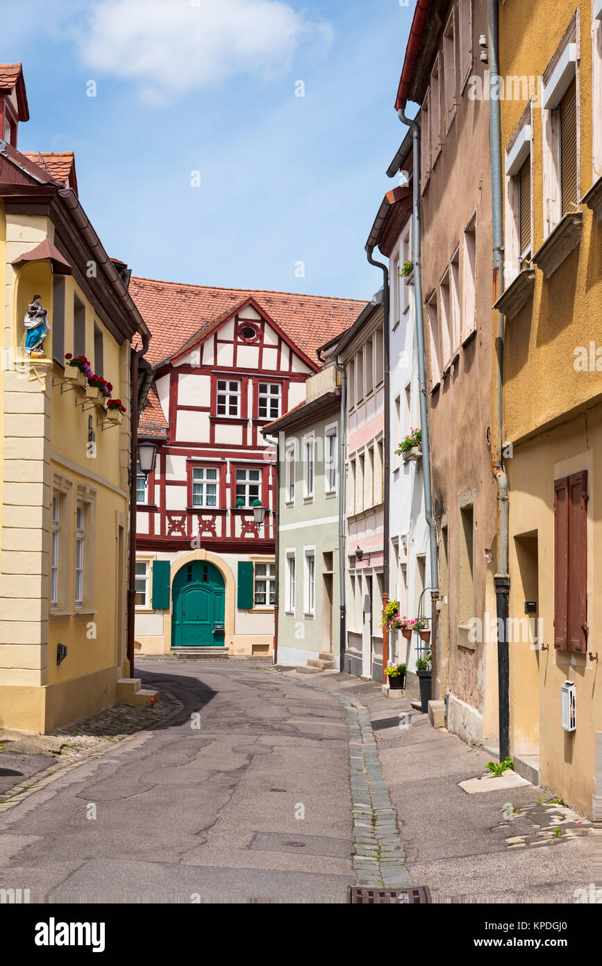 Street of Bamberg Stock Photo