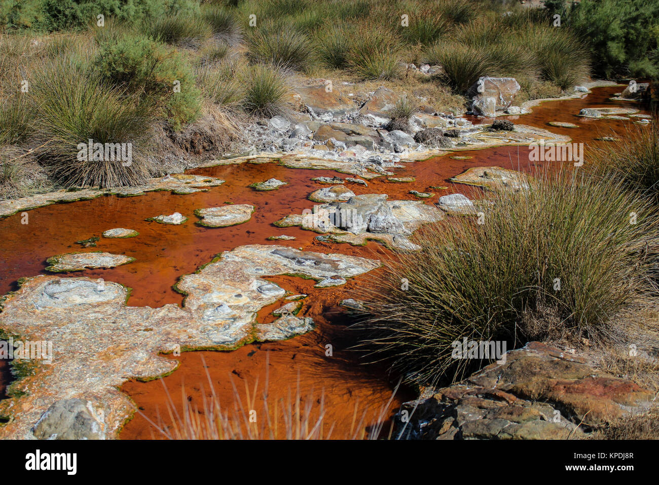 Hotsprings of Polichnitos -  Polichnitos, Lesvos (Greece) Stock Photo