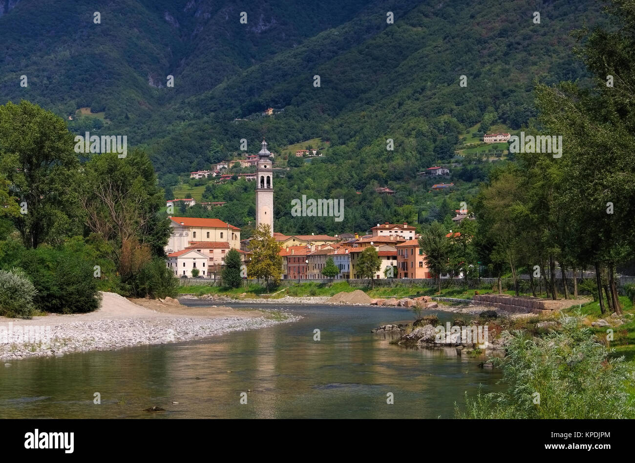 solagna,northern italy - solagna in northern italy Stock Photo