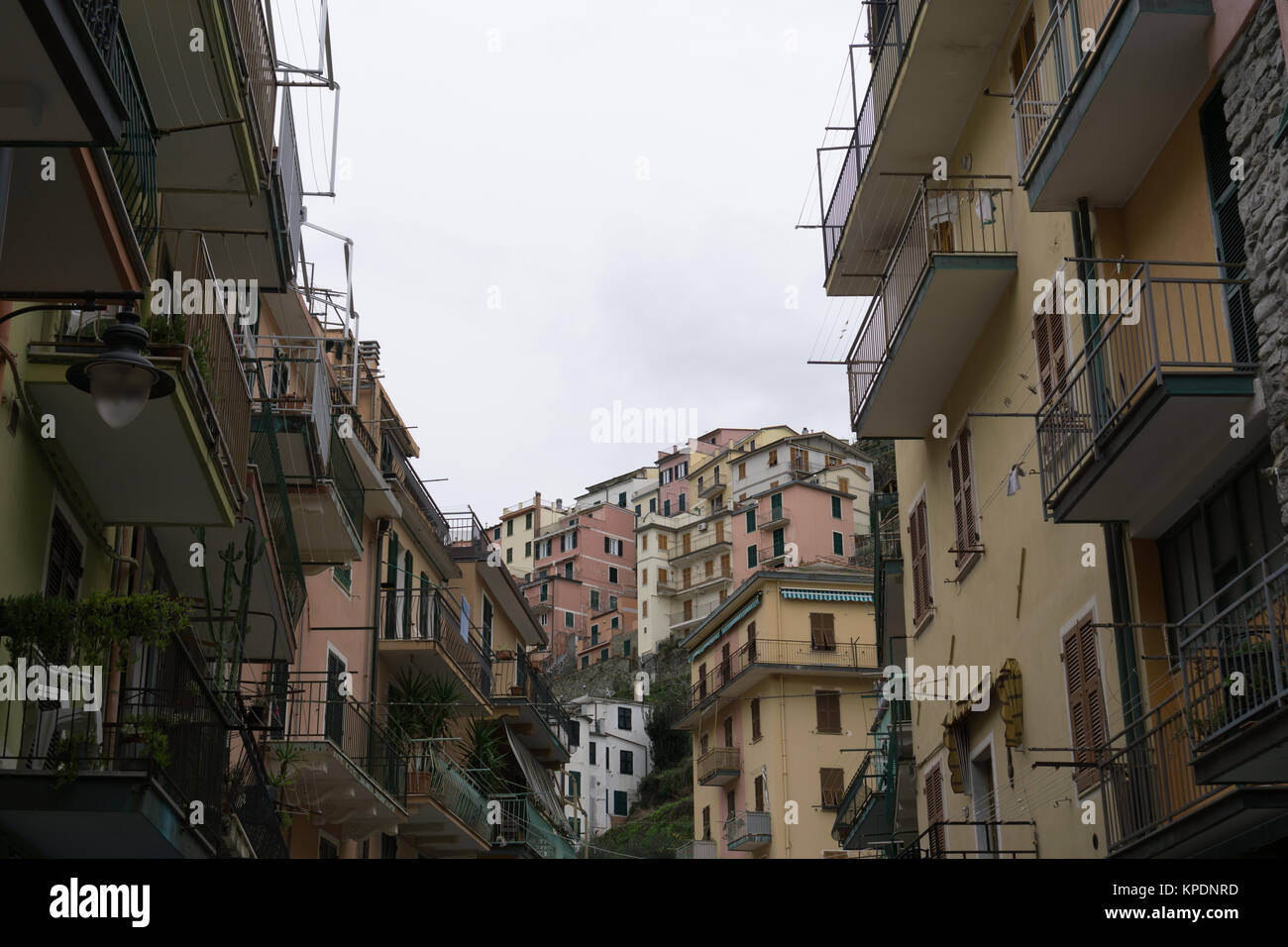 Manarola home balcony Stock Photo Alamy