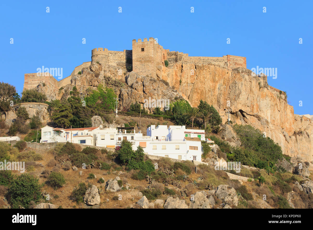 The 10th century Moorish castle in the Old town of Salobreña (Province