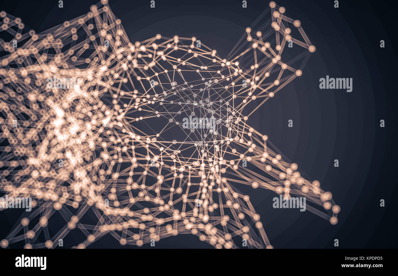 Abstract polygonal space low poly dark background Stock Photo - Alamy