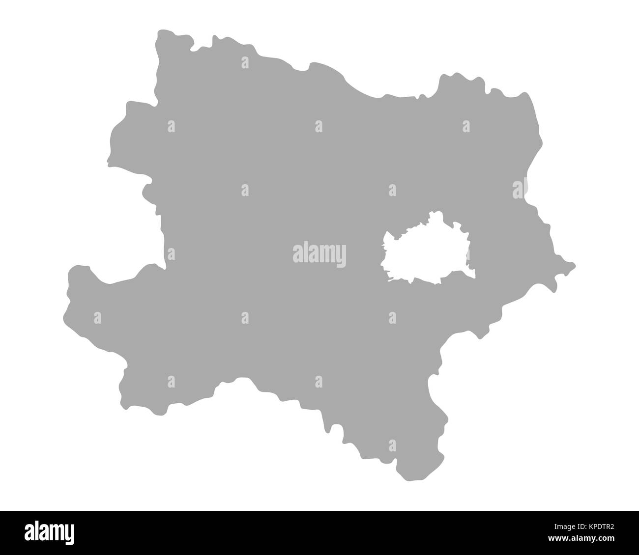 map of lower austria Stock Photo - Alamy