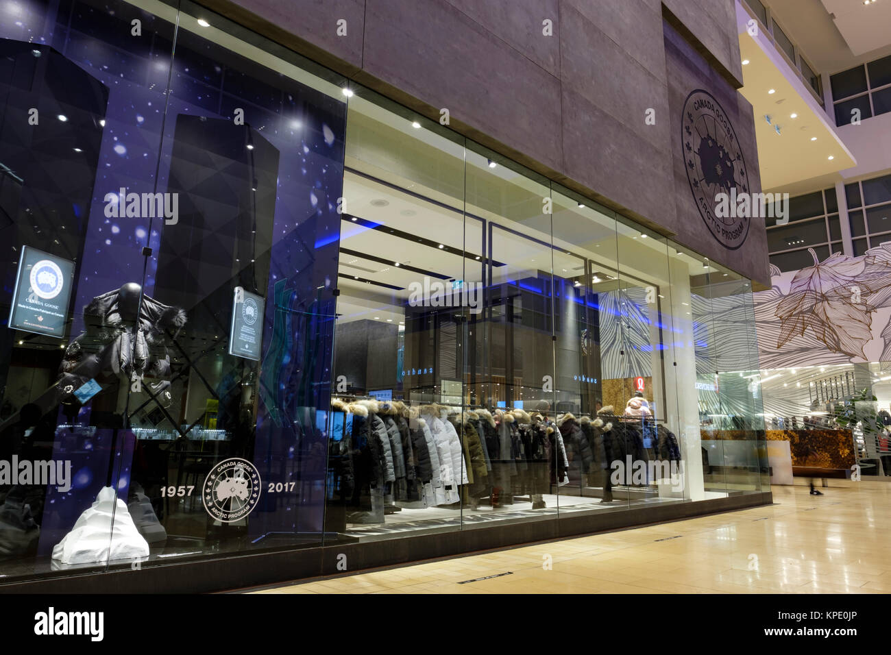 Canada Goose flagship store at Yorkdale Shopping Centre a high end mall in Toronto Ontario Canada Stock Photo Alamy