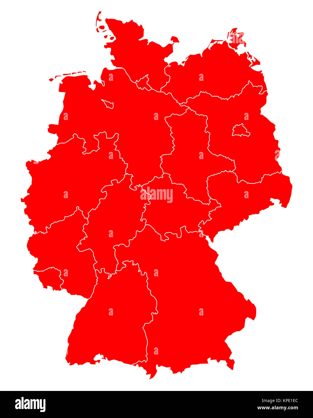 map of germany Stock Photo Alamy