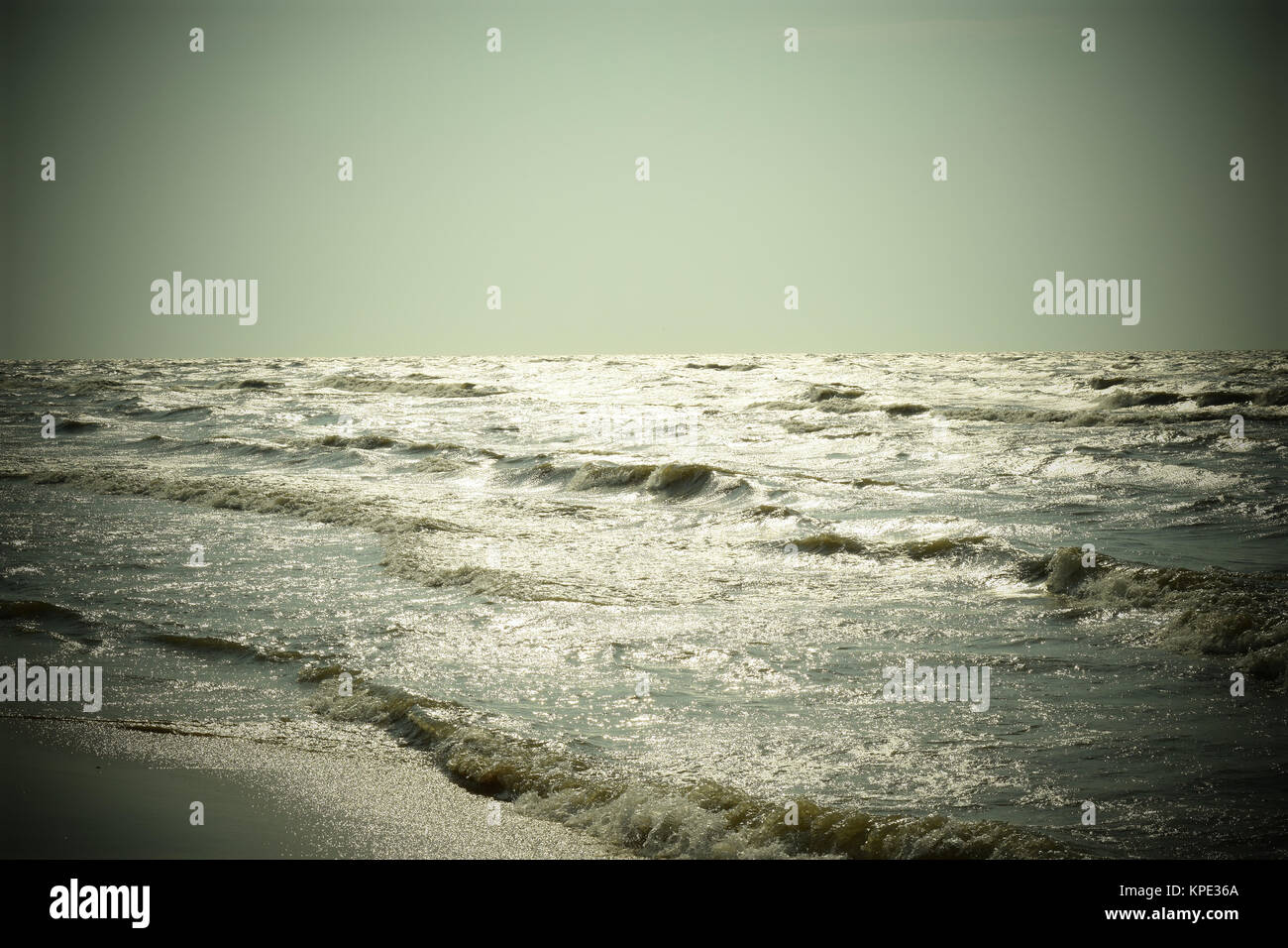 The Coast Of Sea Azov Stock Photo Alamy