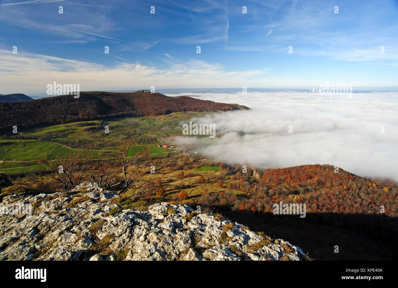 Teckberg On The Swabian Alb Stock Photo Alamy