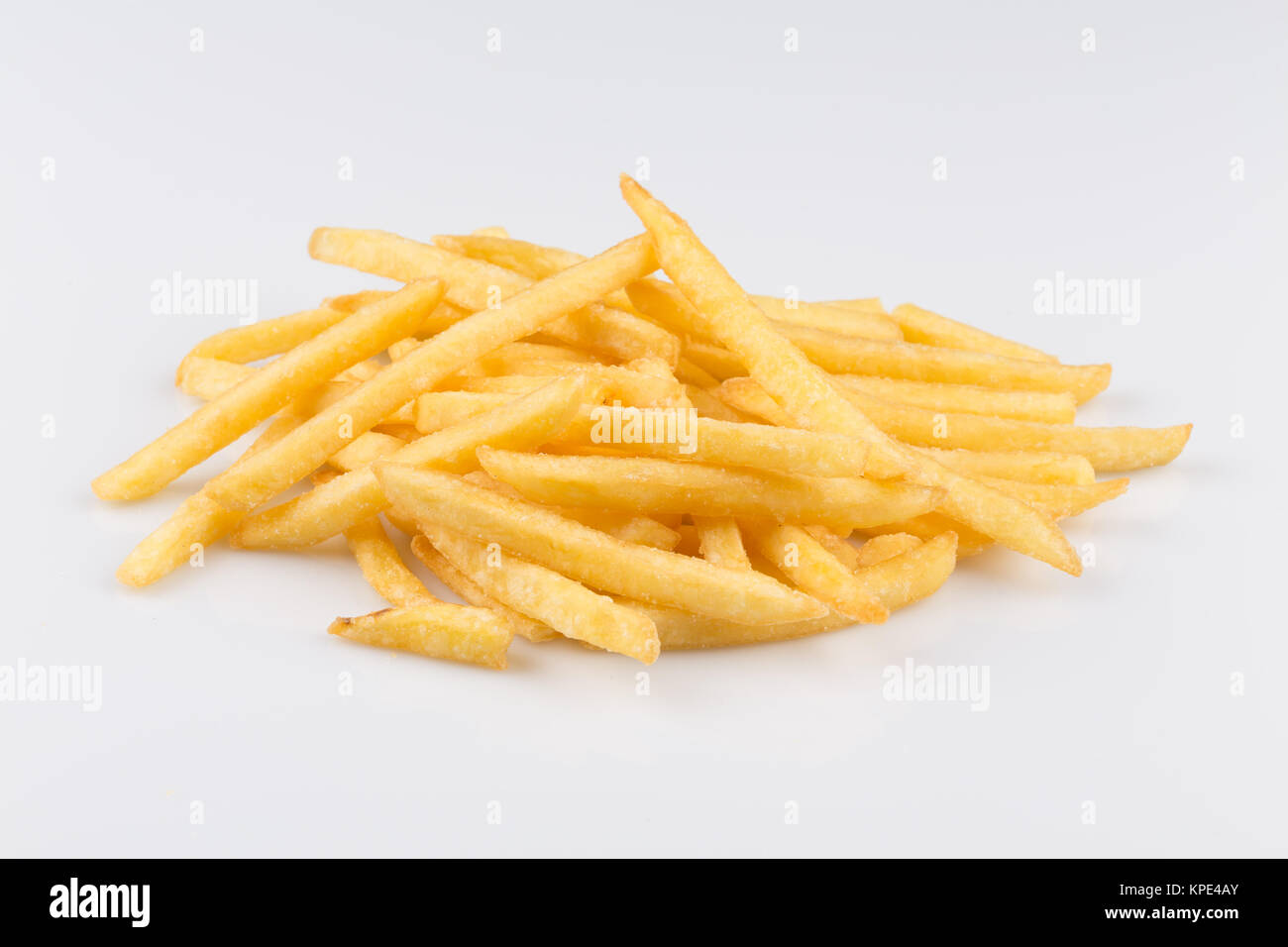 french fries isolated Stock Photo