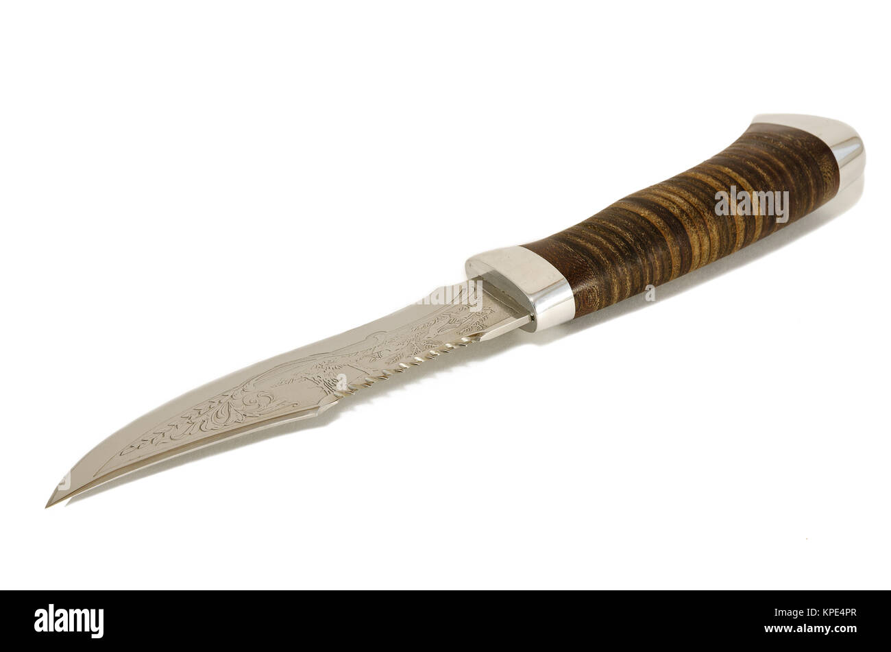Knife for fishing and hunting Stock Photo Alamy