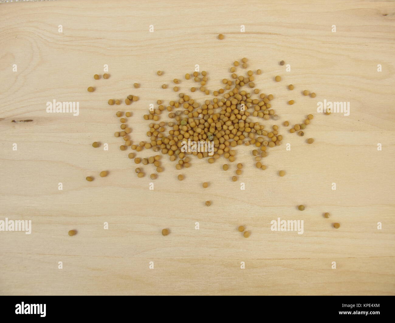 Yellow mustard seed Stock Photo Alamy