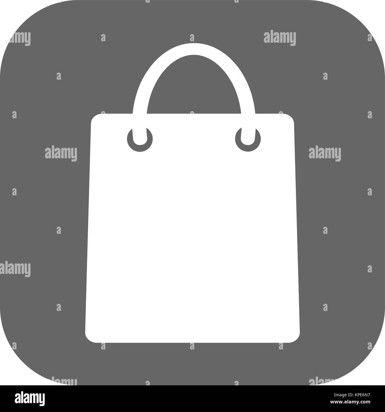 Shopping bag symbol in black and white Stock Vector Image & Art - Alamy