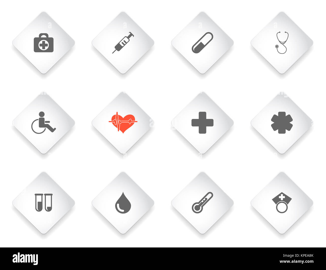 Medical simply icons Stock Photo - Alamy