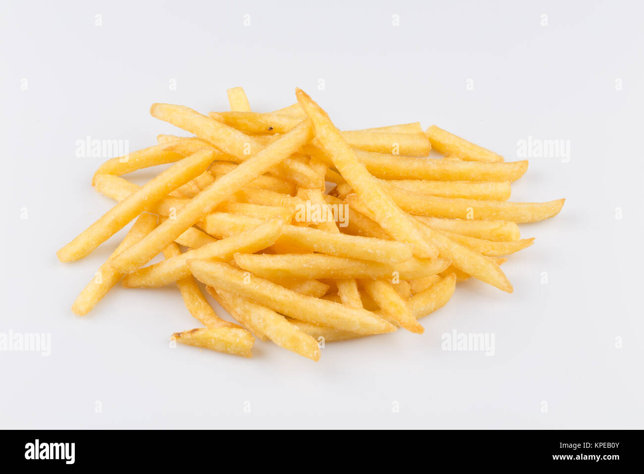 french fries isolated Stock Photo