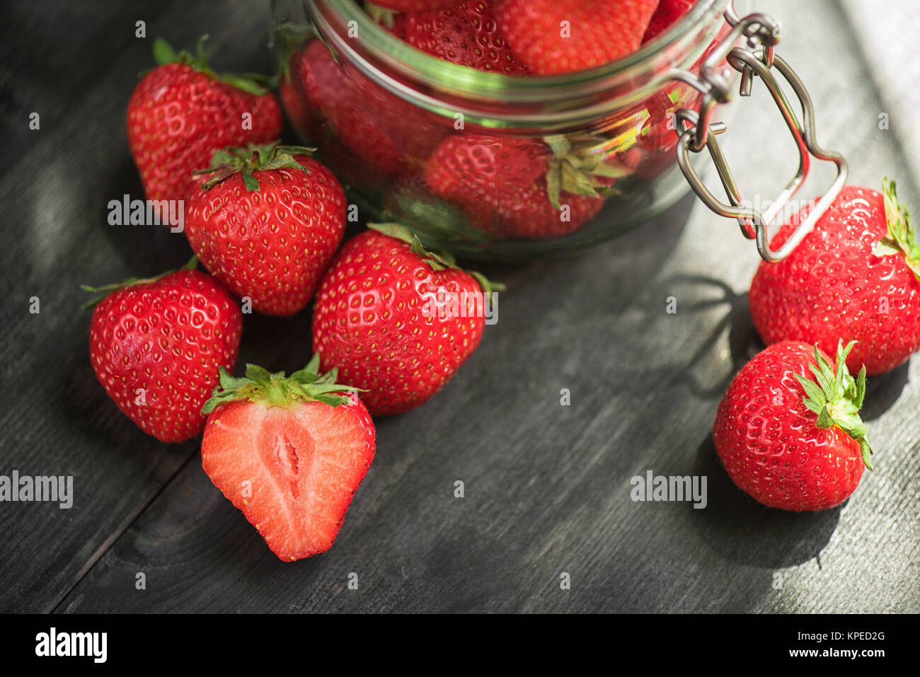 Fresh ripe strawberry Stock Photo - Alamy