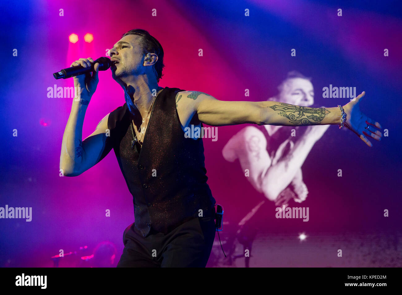 Depeche Mode performing live in Amsterdam on 16 May 2023, opening their European  Tour Stock Photo - Alamy