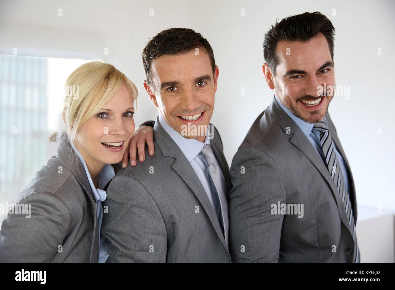 Portrait of successful business team Stock Photo - Alamy