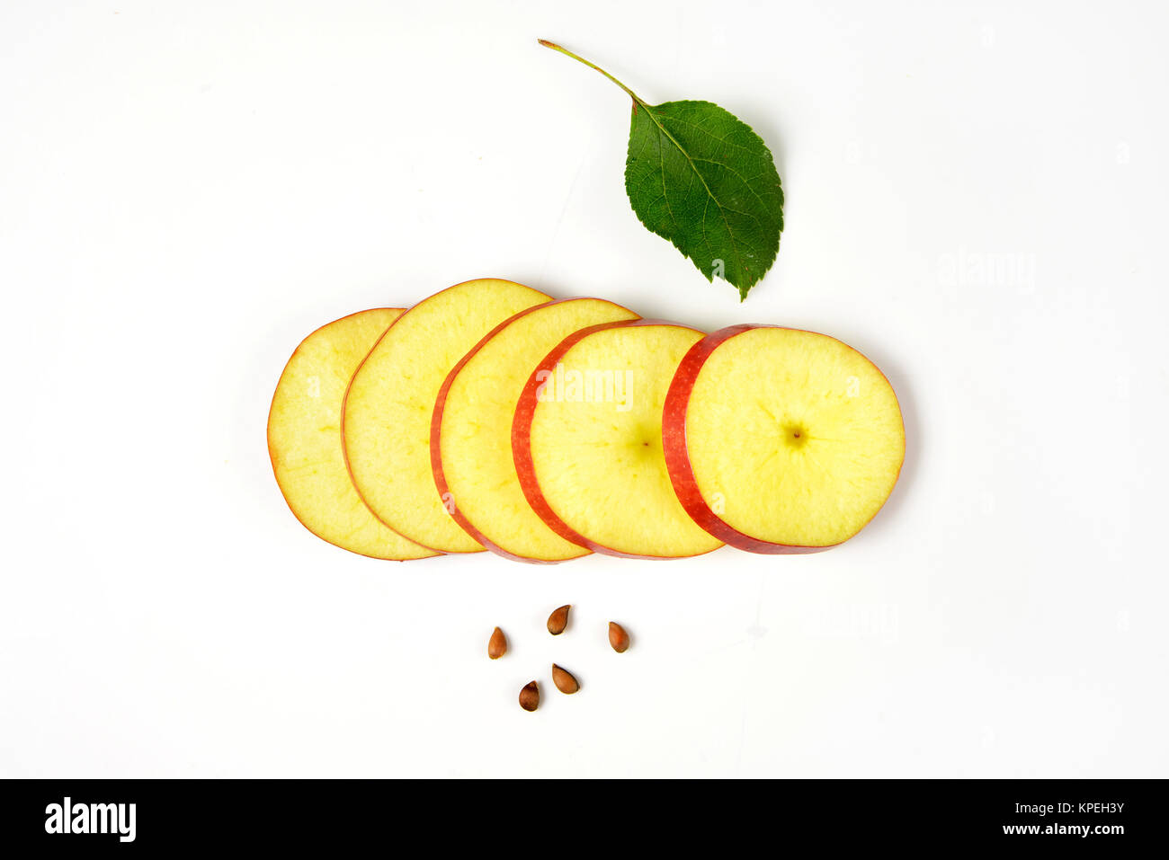 fresh apple slices Stock Photo Alamy