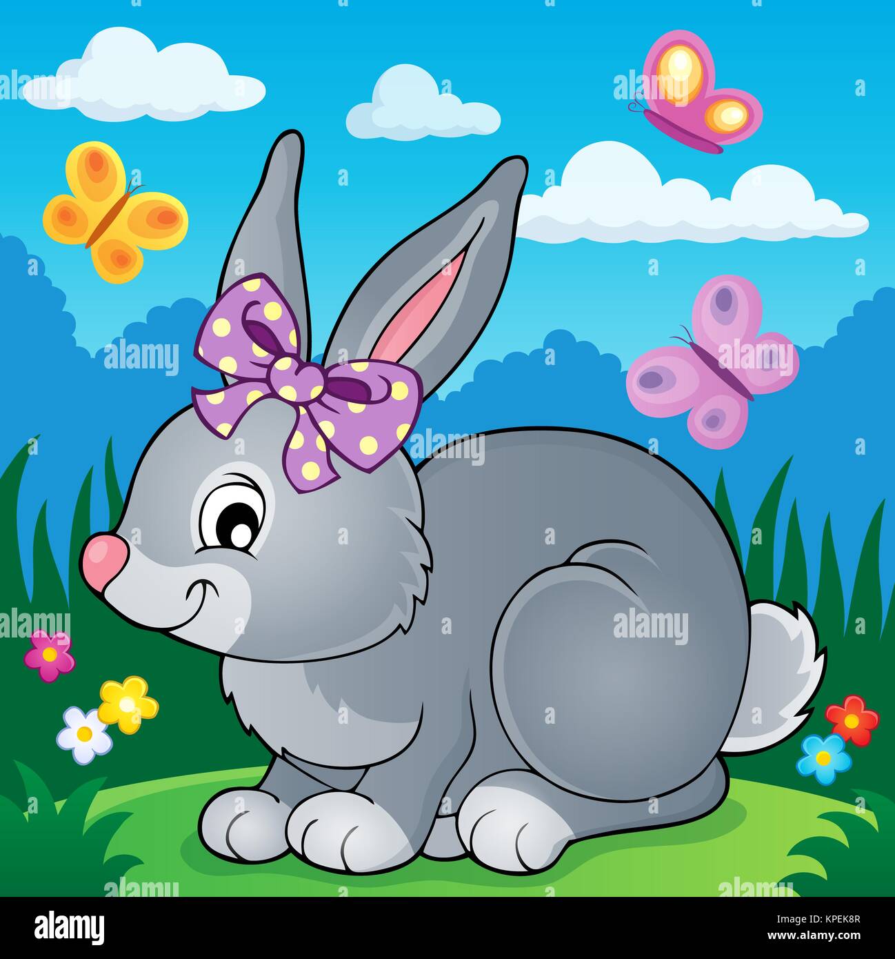 Rabbit topic image 4 Stock Photo - Alamy
