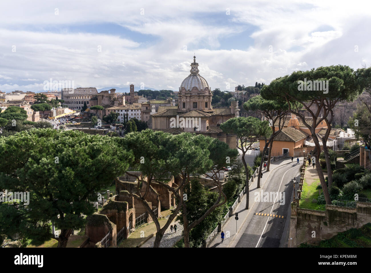 view of Rome Stock Photo - Alamy