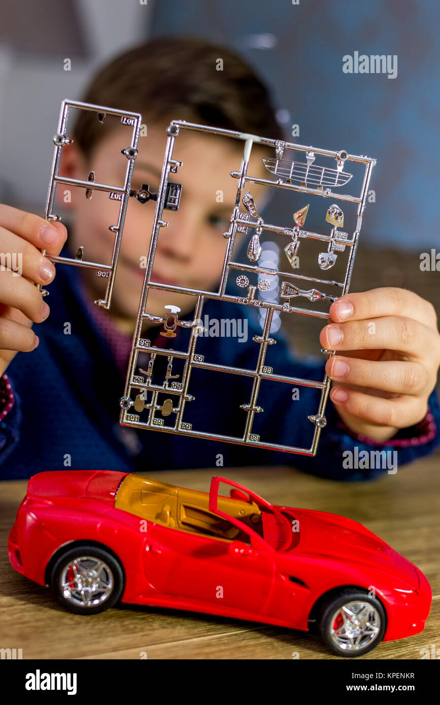 Model car kit building hi-res stock photography and images - Alamy