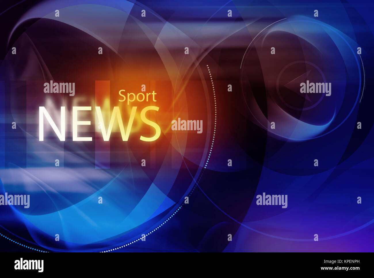 Graphical Sport News background Stock Photo Alamy
