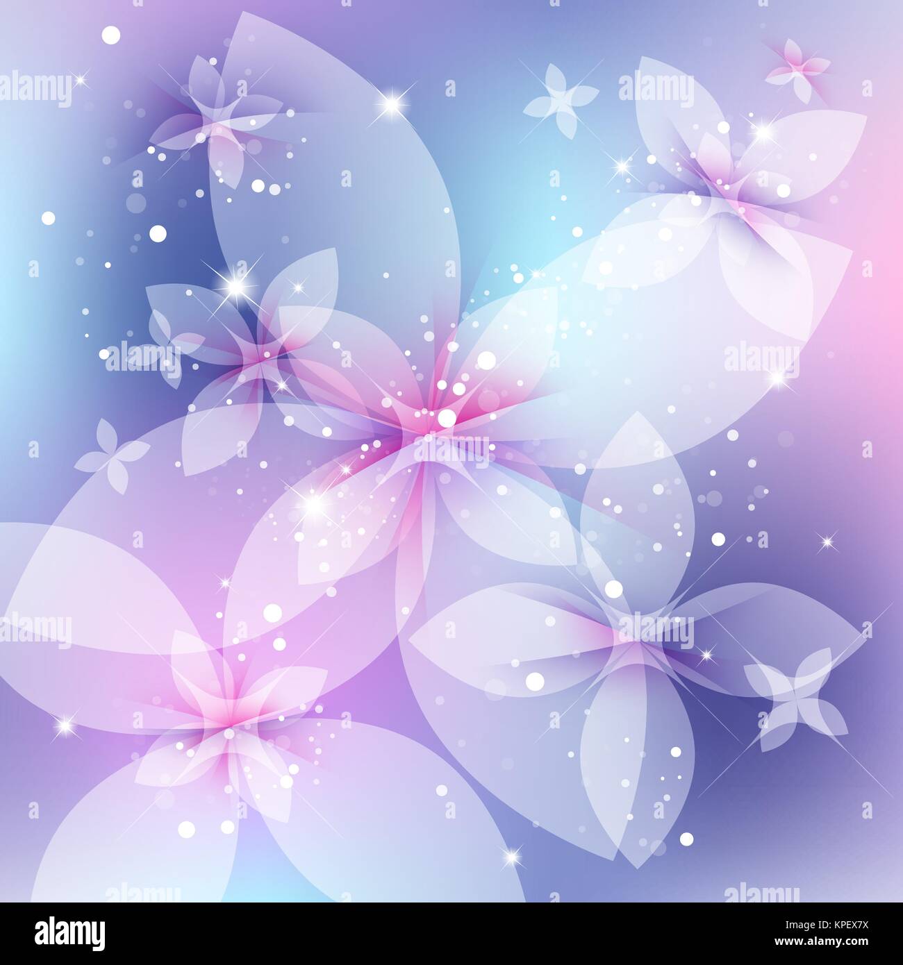 festive floral background, abstract illustration, holiday backdrop Stock Vector