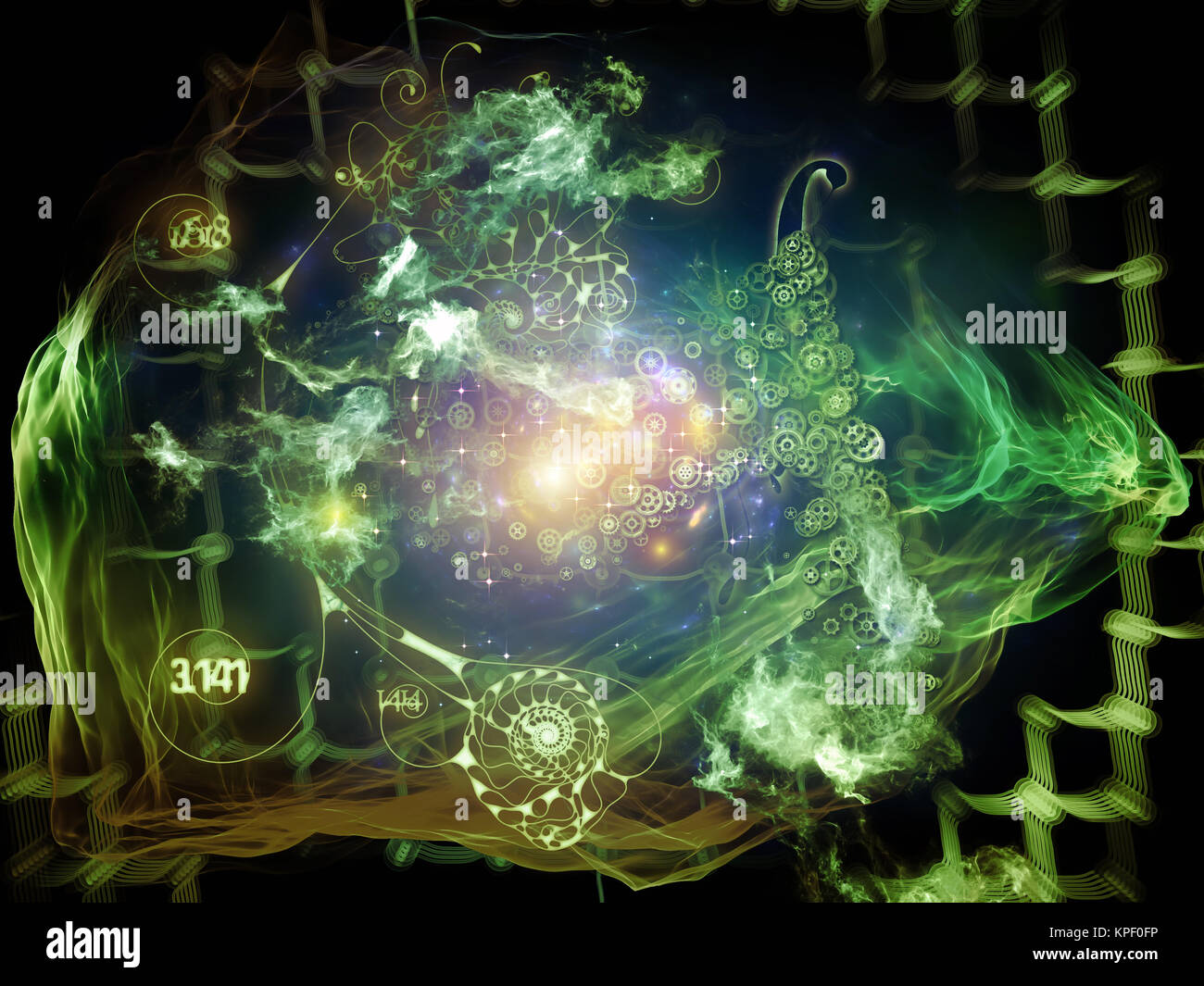 Elements of Math Visualization Stock Photo - Alamy