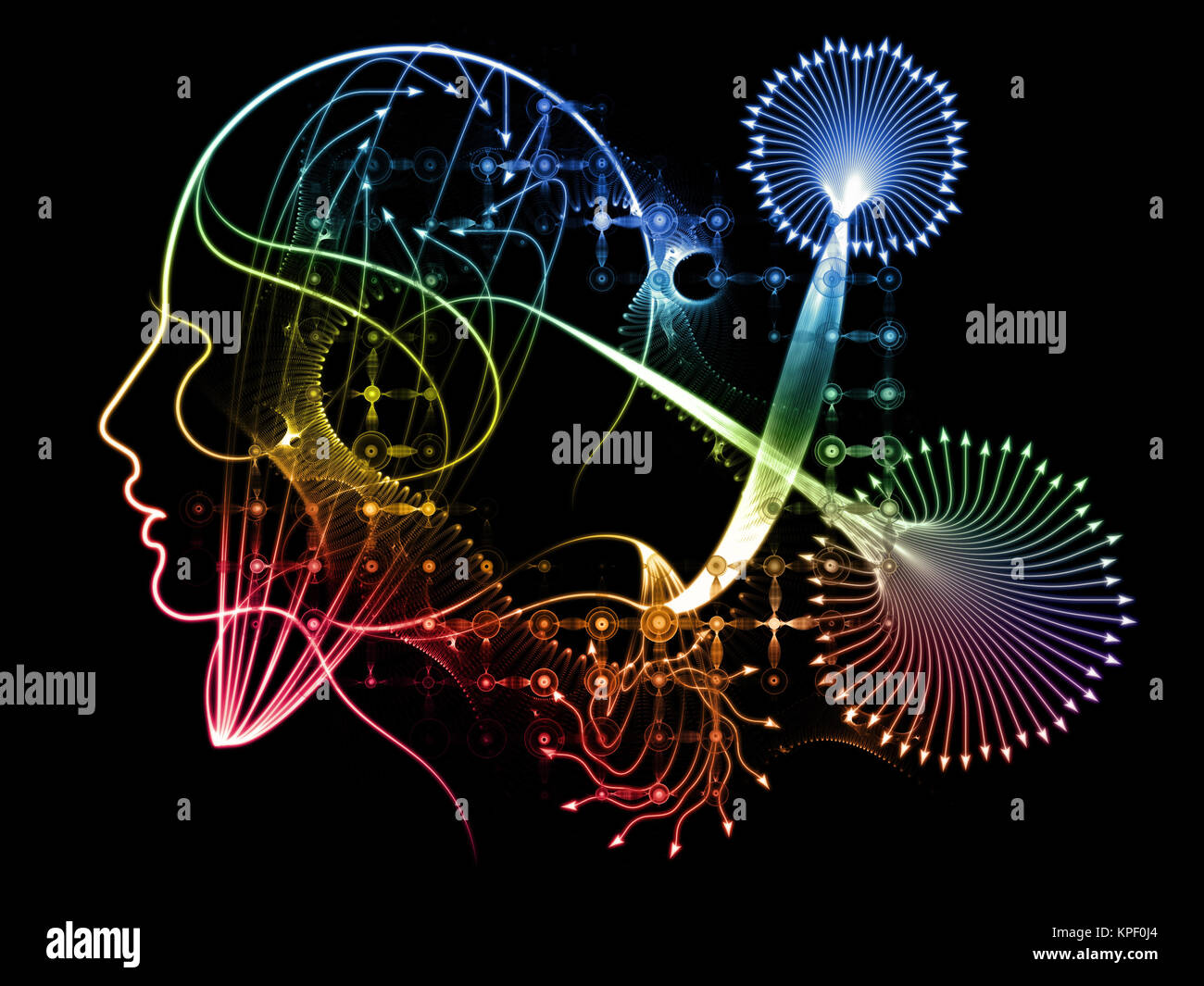 Conceptual Inner Logic Stock Photo - Alamy