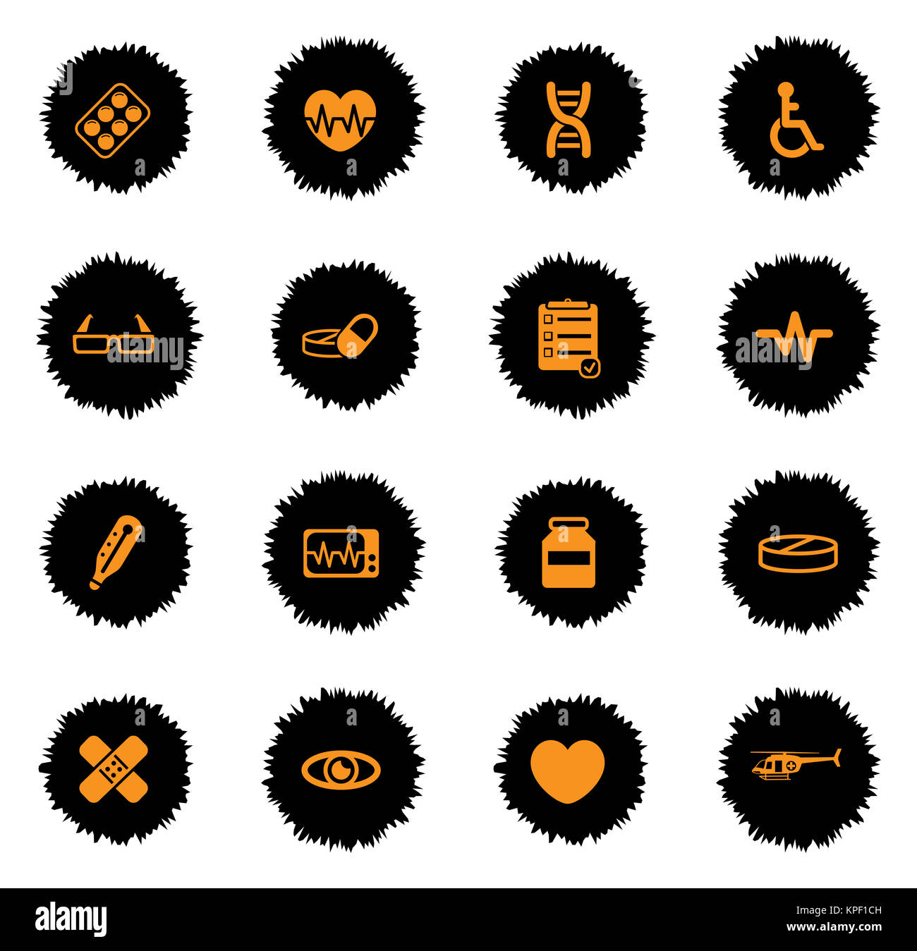 Medical simply icons Stock Photo - Alamy