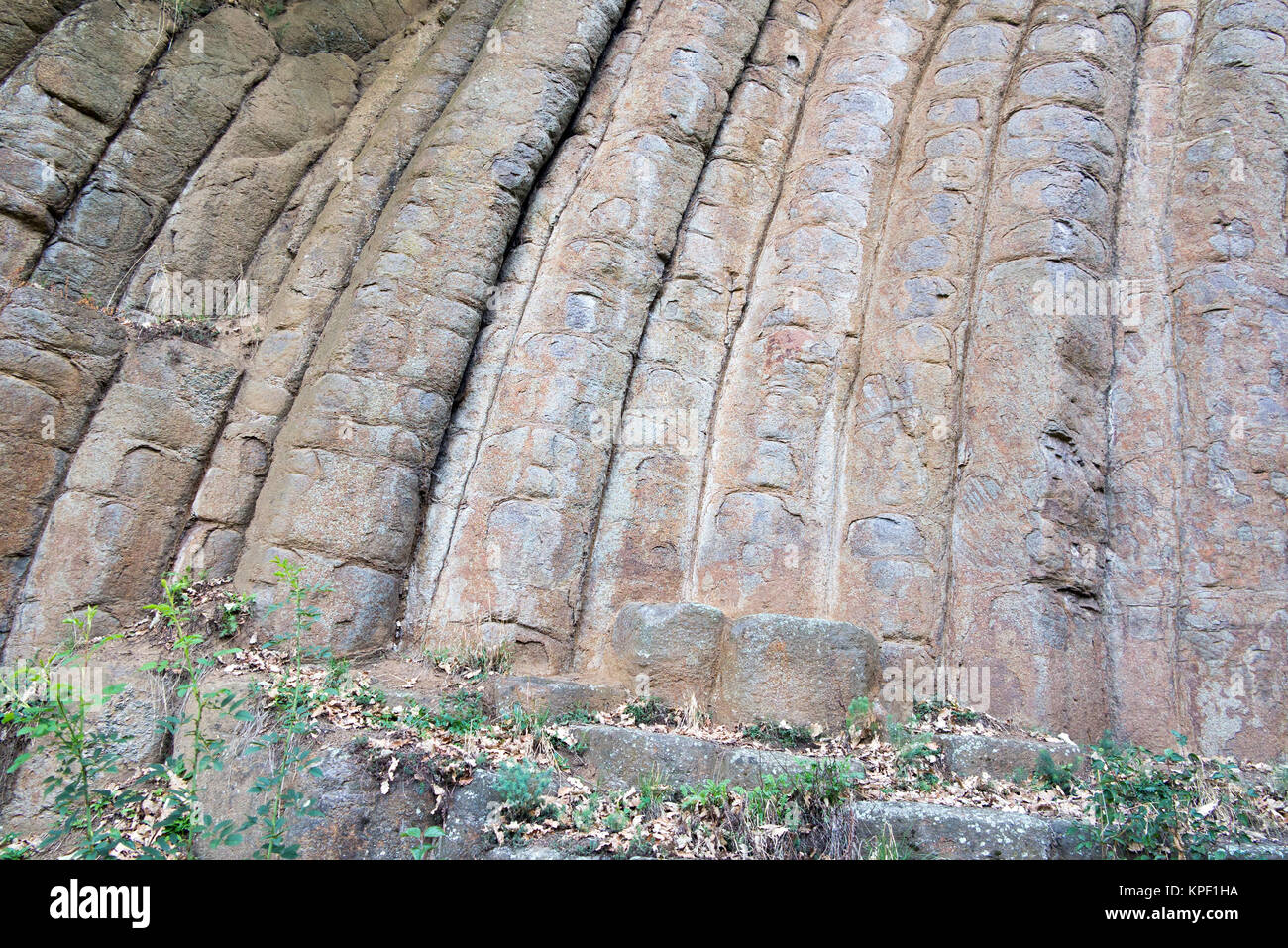 Konojedy Rock Loaves basalt columnar jointing Stock Photo Alamy