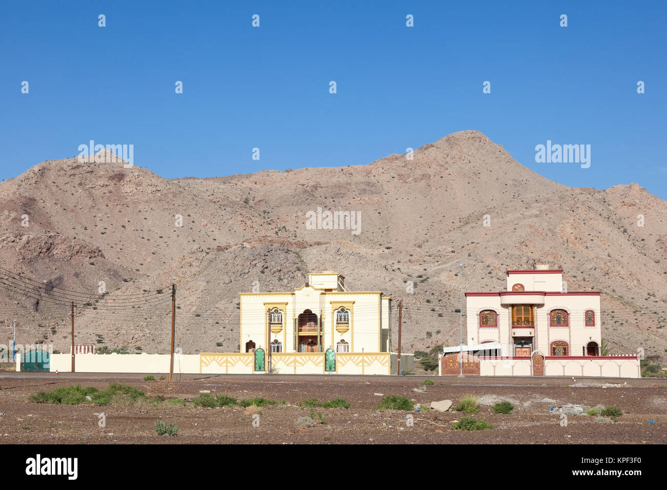 New residential houses in the Sultanate of Oman, Middle East Stock Photo Alamy