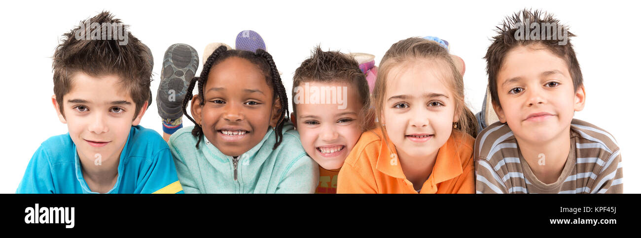 Group of children Stock Photo - Alamy