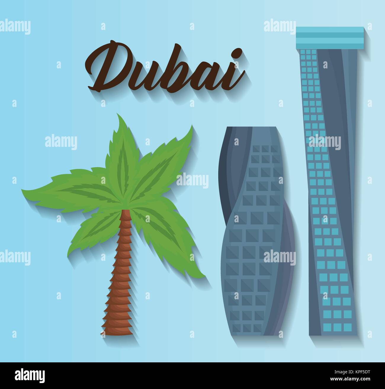 set-of-dubai-city-elements-stock-vector-image-art-alamy
