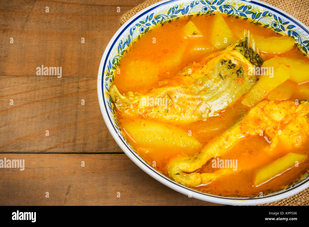 fish curry , thai food Stock Photo - Alamy