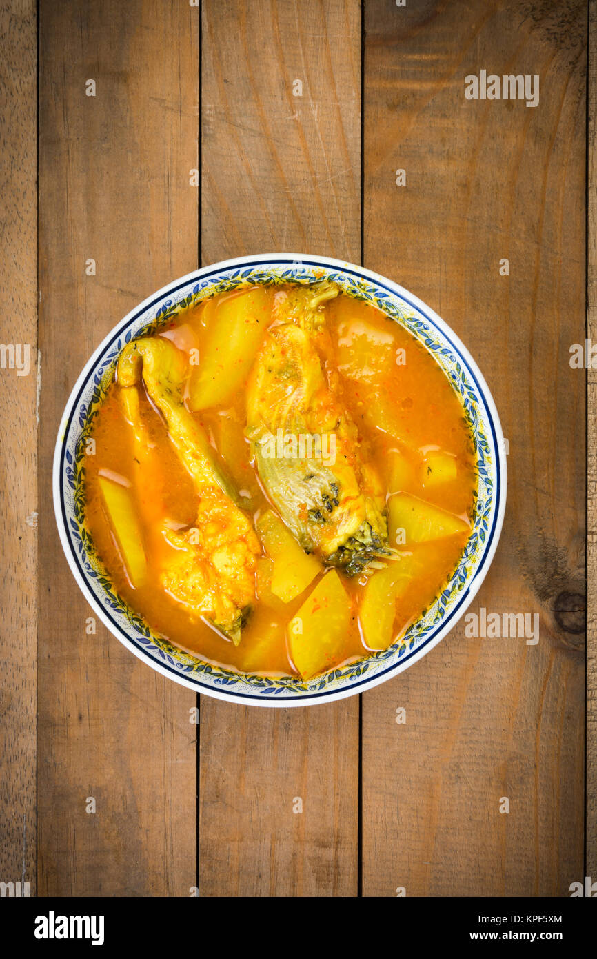 fish curry , thai food Stock Photo - Alamy