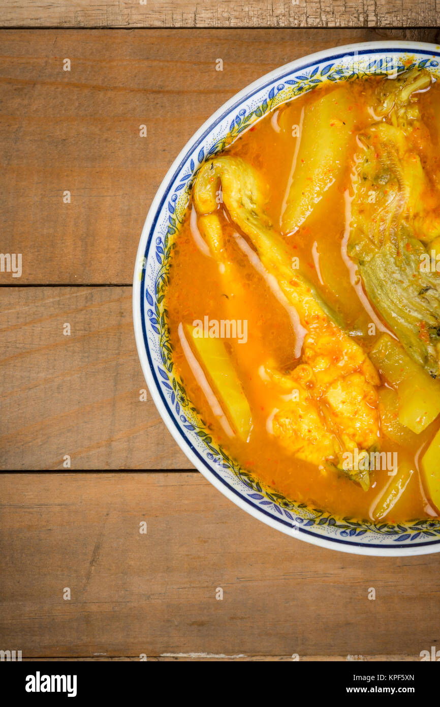 fish curry , thai food Stock Photo - Alamy