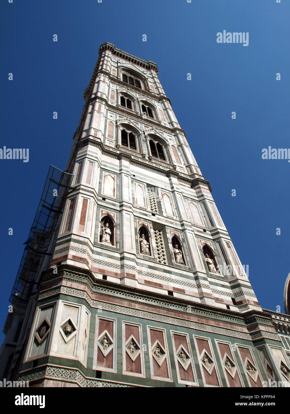 View of theGiotto's bell tower - Florence Stock Photo