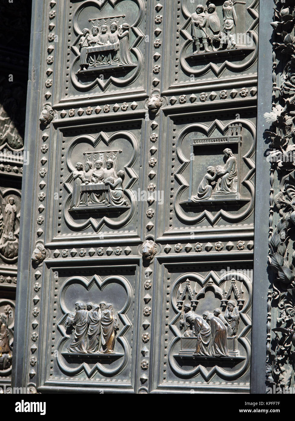 Florence Baptistery South Portal By Andrea Pisano 1336