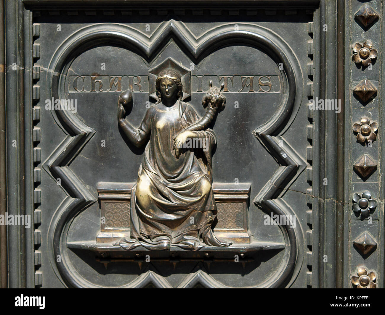 Florence Baptistery South Portal By Andrea Pisano 1336