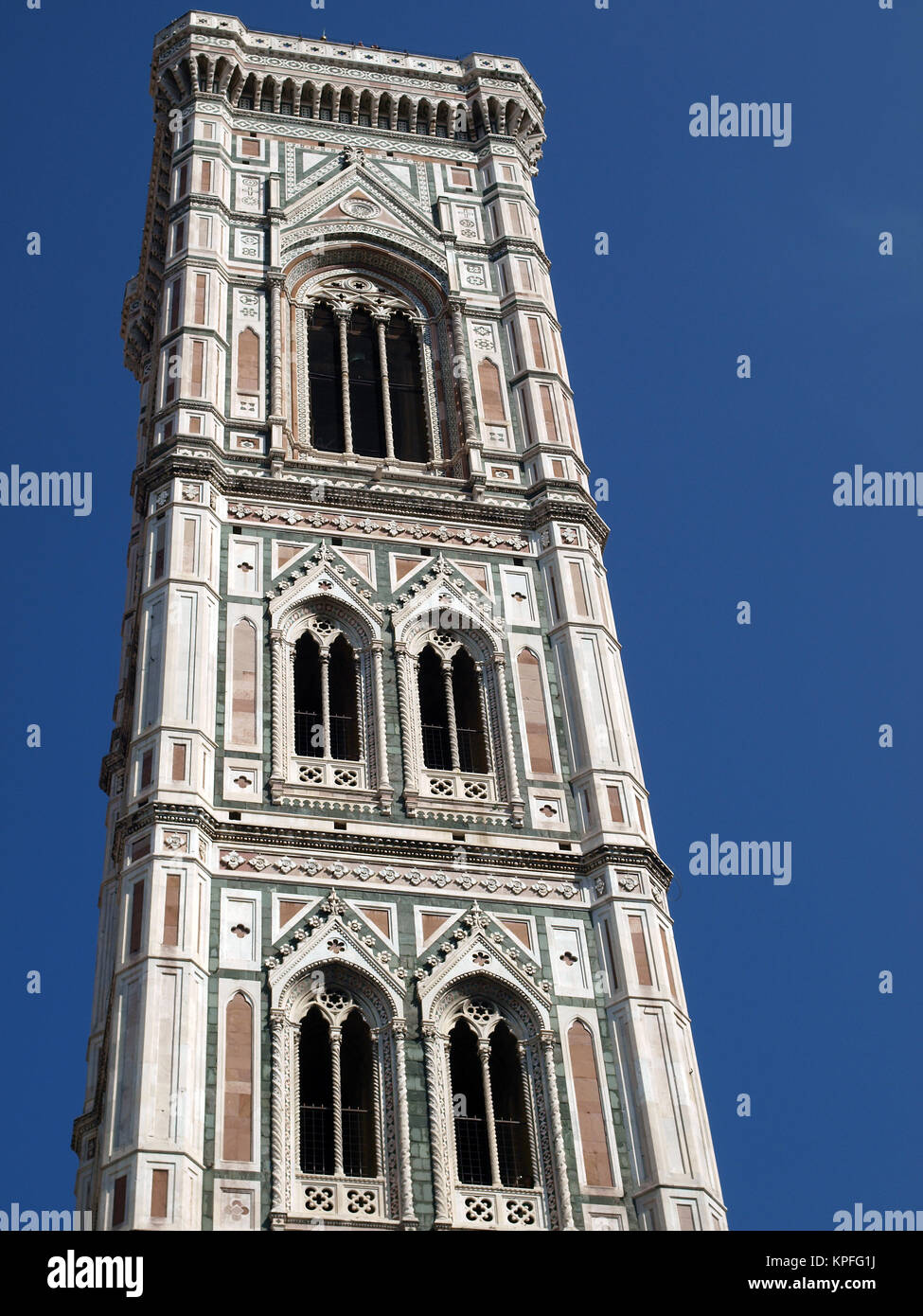 Florence - Campanile, also known as Giotto's tower Stock Photo
