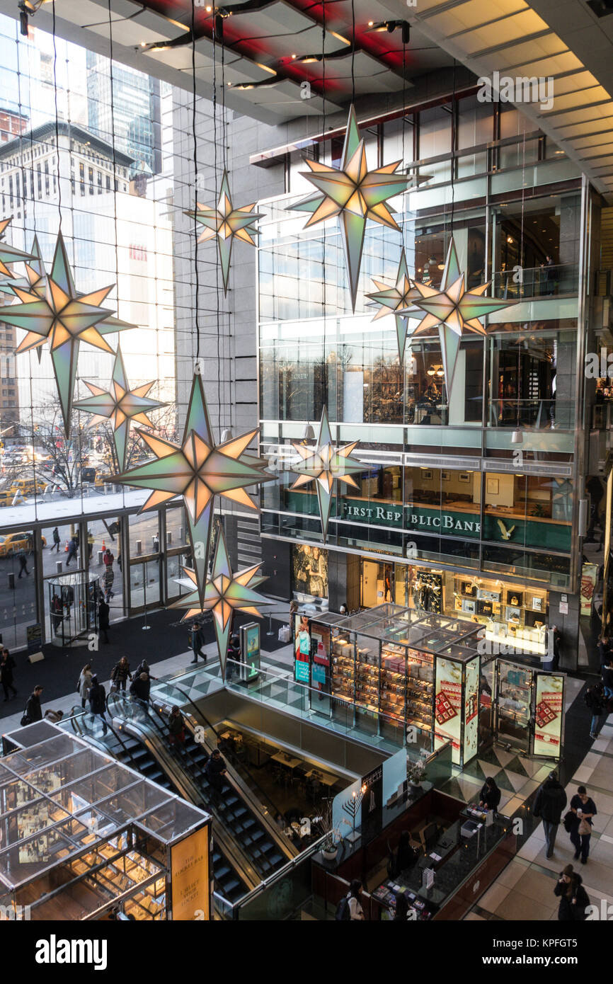 Time Warner Center Decorated for the Holiday Season, Columbus Circle