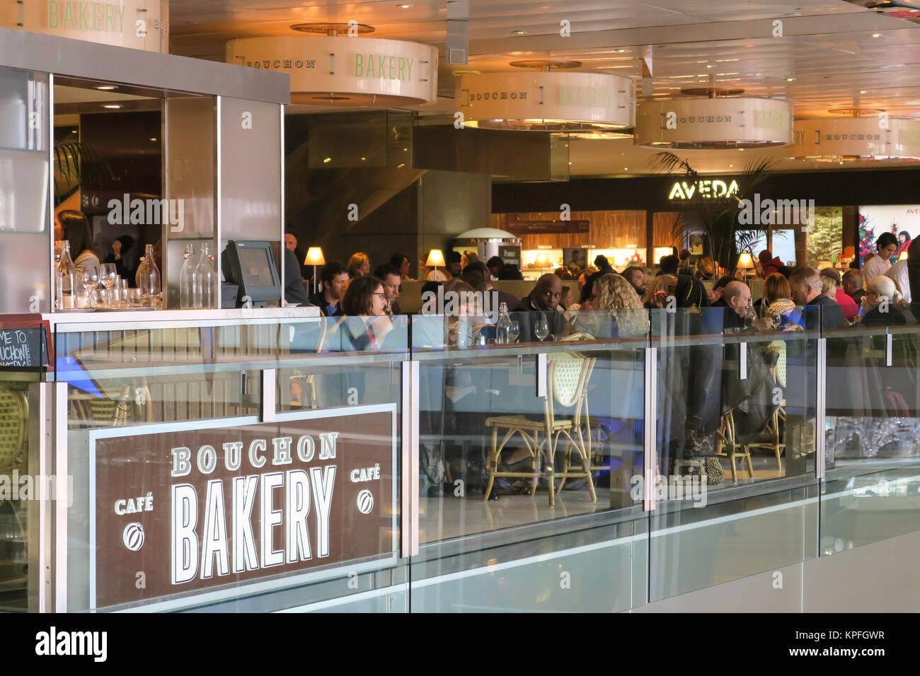 Bouchon Bakery in Time Warner Center, NYC, USA Stock Photo