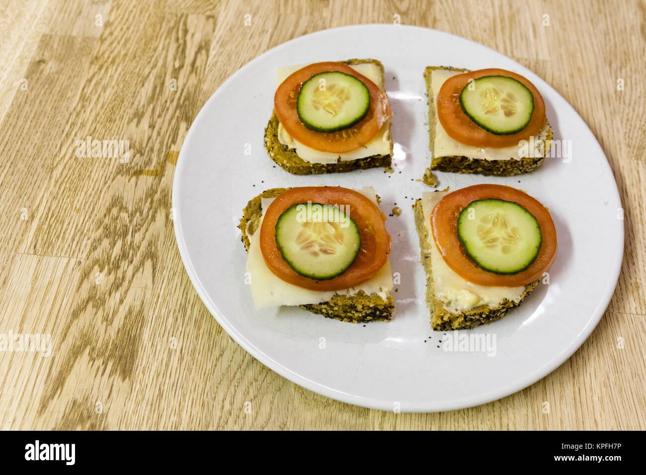 Square cut sandwich hi-res stock photography and images - Alamy