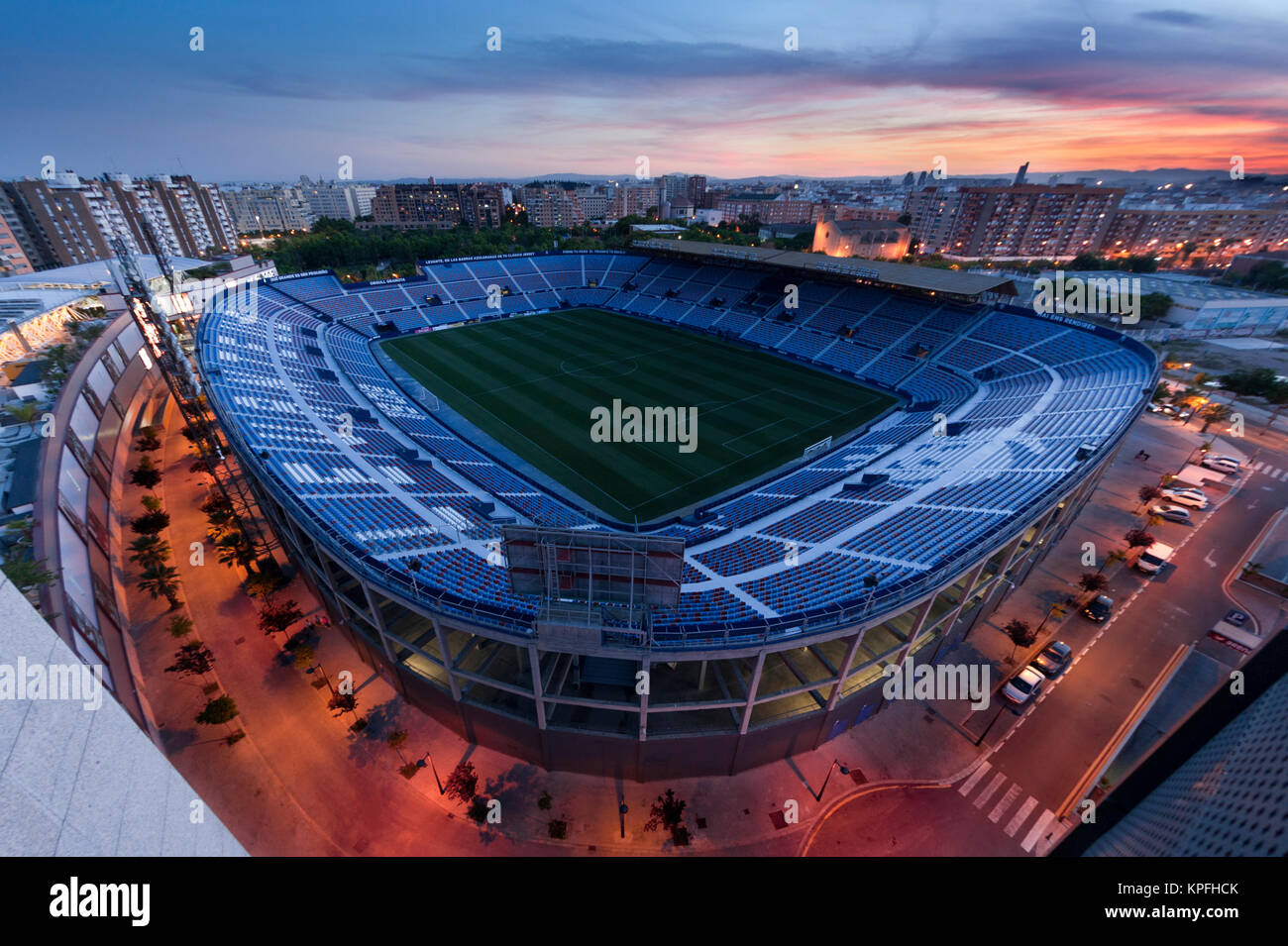 Estadio Ciudad de Valencia. Stock Photo