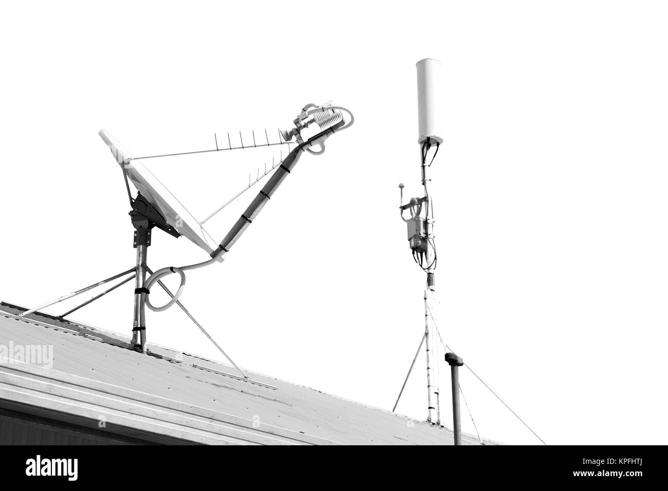 in  australia  the concept of technology whit satellite dish and the sky Stock Photo