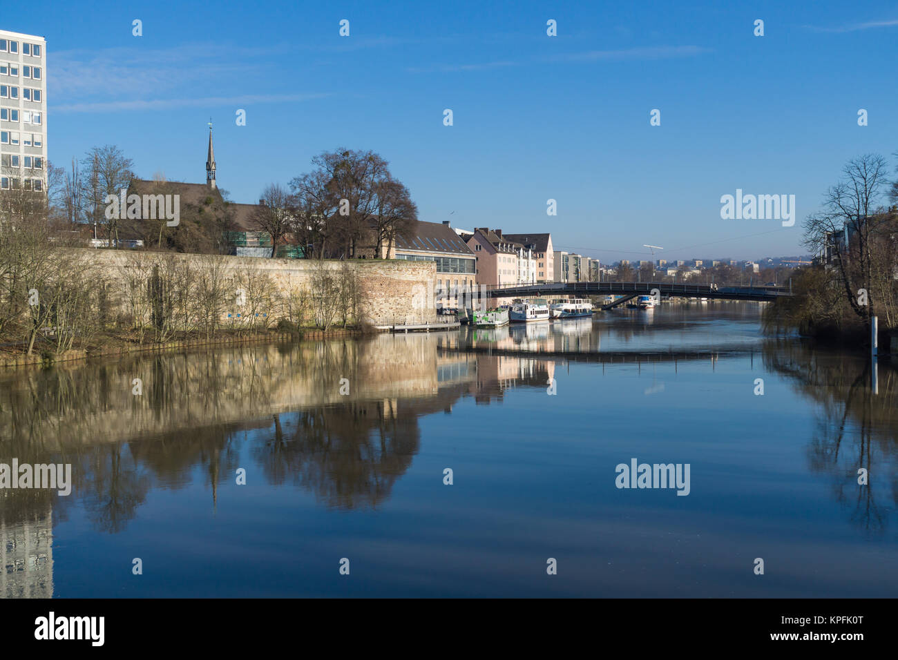 the fulda in the old city of kassel,germany Stock Photo Alamy
