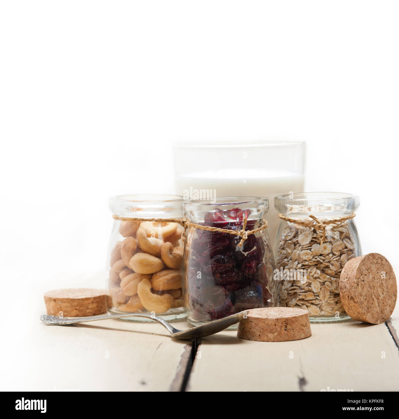 healthy breakfast ingredients Stock Photo - Alamy