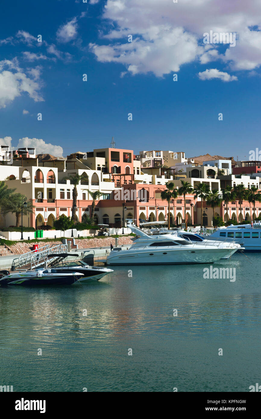 Jordan, Aqaba, Tala Harbor development, marina Stock Photo Alamy