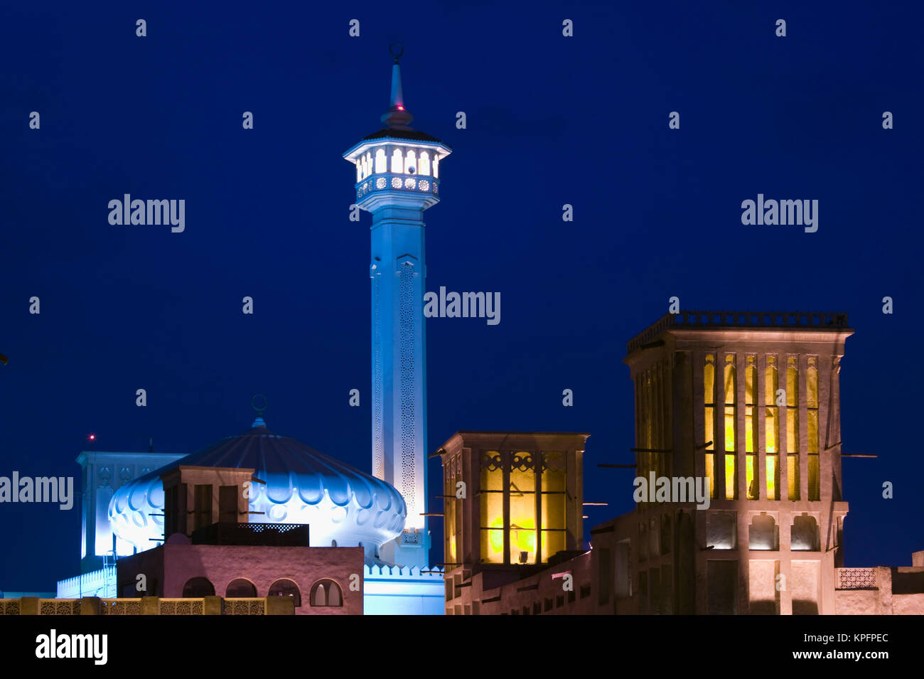 United Arab Emirates, Dubai, Bur Dubai. Bastakia Quarter / Old Dubai